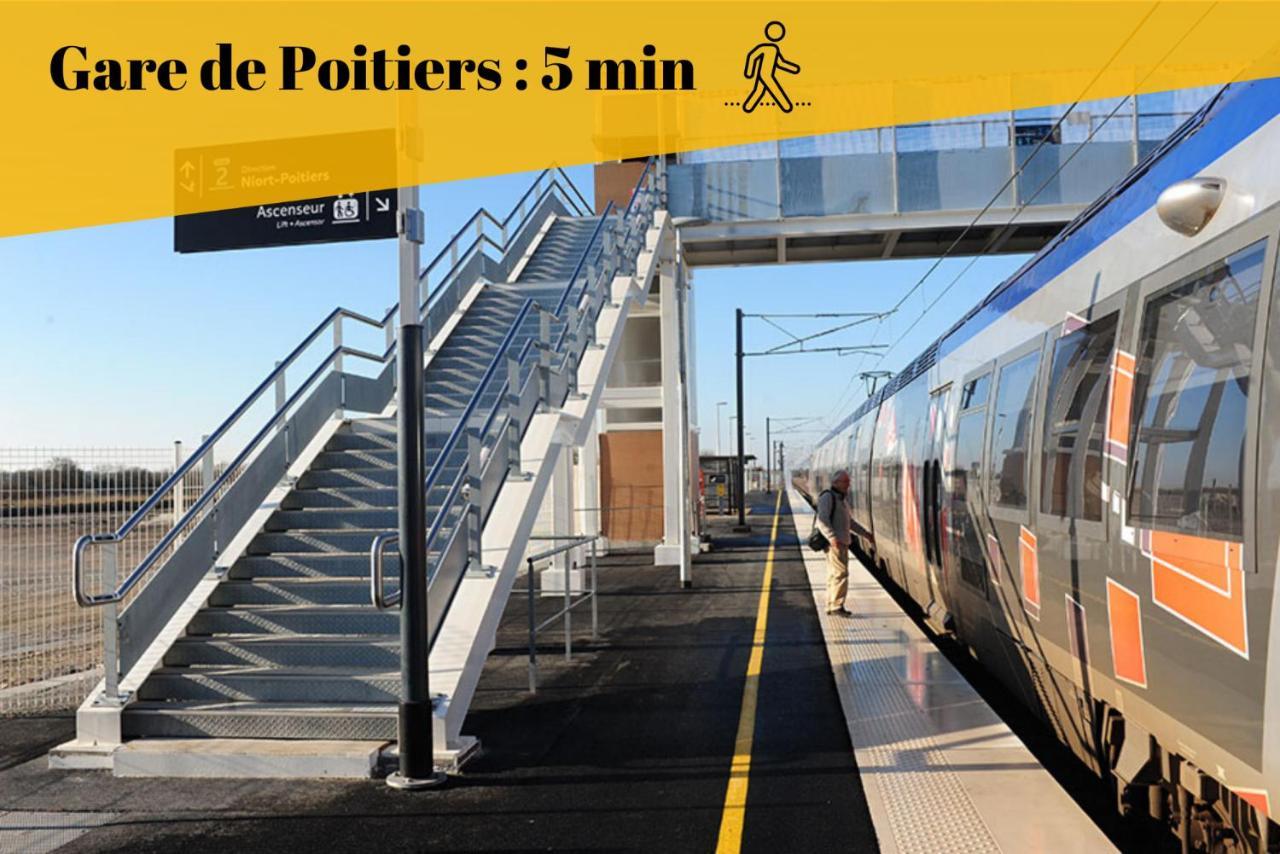 Le Duplex By Goodbnb - Proche Gare - 15Min Futuroscope Πουατιέ Εξωτερικό φωτογραφία